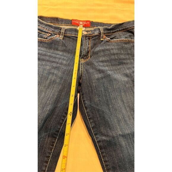 Lucky Brand Men's Classic Fit Straight Leg Denim Blue Jeans Dark Wash Size 12/31 - Picture 5 of 10